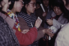 〈大生意（賣蝦）〉，吳山專，1989