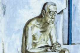 〈人體〉，黃小鵬，1982，布面油畫