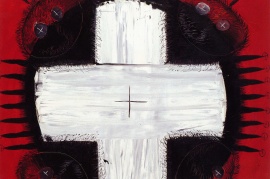 〈擴延續集之二〉，李山，1987，布面油畫，101 x 128厘米