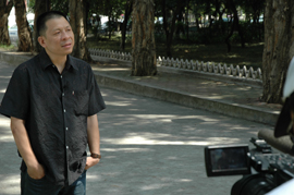 林一林訪問，廣州中山大學校園，2007年8月1日