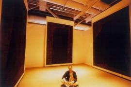 在《大地魔術師》現場製作的作品，楊詰蒼，1989，巴黎龐比杜中心